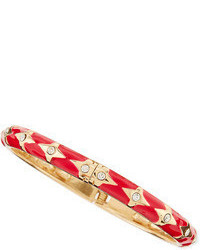 Sequin Skinny Bows Crystals Bangle Red