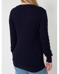 American Apparel Unisex Cable Knit Sweater