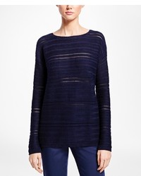 Brooks Brothers Horizontal Cable Boatneck Sweater
