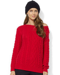 Lauren Ralph Lauren Cabled Boatneck Sweater