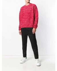 MSGM Chunky Mesh Knit Sweater