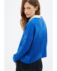 Forever 21 Classic Cable Knit Sweater
