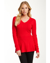 Dolce Cabo V Neck Pullover Sweater