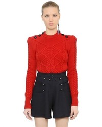 Isabel Marant Wool Cable Knit Sweater