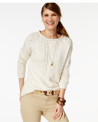 American Living Marled Metallic Sweater Only At Macys