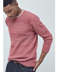 Mango Outlet Reverse Knit Sweater