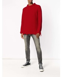 R13 Ripped Knit Sweater