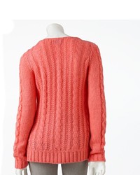 Sonoma Life Style Cable Knit Sweater