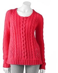 Sonoma Life Style Cable Knit Sweater