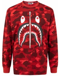 Red Camouflage Long Sleeve T-Shirt