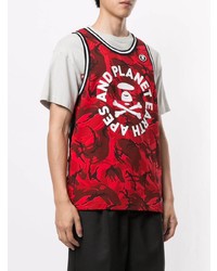 AAPE BY A BATHING APE Aape By A Bathing Ape Logo Print Tank Top