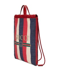 Gucci Print Medium Drawstring Backpack