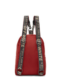 Off-White Red Mini Backpack