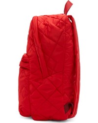 Marc by Marc Jacobs Red Quilted Backpack