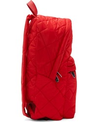Marc by Marc Jacobs Red Quilted Backpack