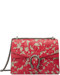 Gucci Dionysus Arabesque Shoulder Bag Red