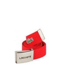Lacoste Webbed Belt Red