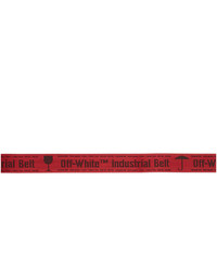 Off-White Red 20 Industrial Belt