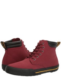 Red Canvas Boots