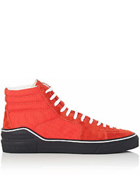 Givenchy George V Suede Canvas Sneakers
