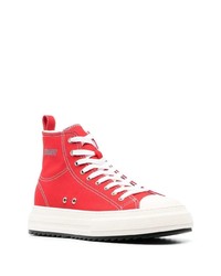 DSQUARED2 High Top Flatform Sneakers