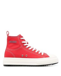 DSQUARED2 High Top Flatform Sneakers