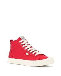 Cariuma Oca High Red Canvas Sneaker