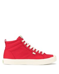 Cariuma Oca High Red Canvas Sneaker