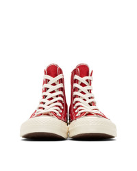 Converse Red Chuck 70 High Sneakers