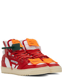 Off-White Red White 30 Off Court Sneakers
