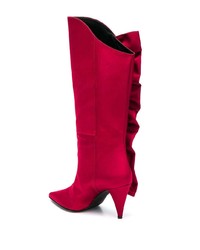 Marc Ellis Ruched Detail Pointed Toe Boots