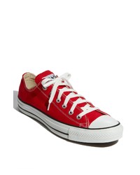 Converse Chuck Taylor Low Sneaker In Red At Nordstrom
