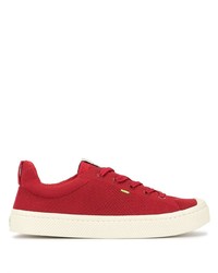 Cariuma Ibi Low Raw Red Knit Sneaker