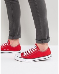Converse Ox Plimsolls In Red M9696