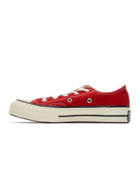 Converse Red Chuck 70 Low Sneakers
