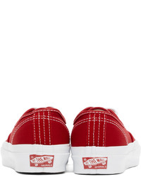 Vans Red Og Authentic Lx Sneakers