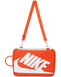 Nike Grey Orange Shoe Box Tote