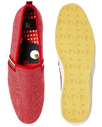 Fish N Chips By Base London Fish Chips By Base London Slip On Plimsolls