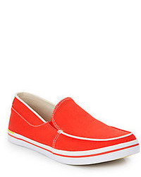 Hush Puppies Jase Slip On Canvas Sneakers