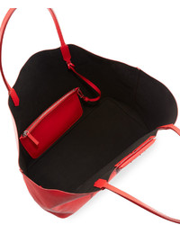 Givenchy Antigona Coated Canvas Shopper Tote Bag Red Bambi