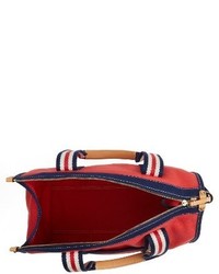 Tory Burch Preppy Canvas Tote Red