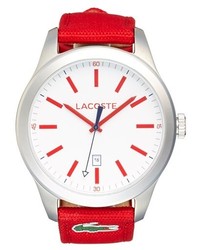 Lacoste Auckland Canvas Strap Watch 44mm