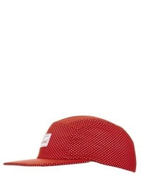Topshop Airtex Baseball Cap Red
