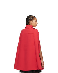 RED Valentino Red Double Breasted Coat