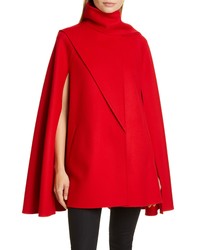 Valentino Scarf Detail Wool Cashmere Cape