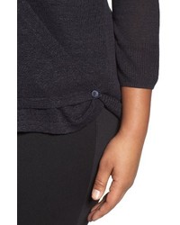 Nic+Zoe Plus Size 4 Way Three Quarter Sleeve Convertible Cardigan