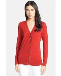 Women's Red Cardigans by Tory Burch | Lookastic