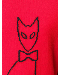 Chinti Parker Cashmere Cat Outline Sweater