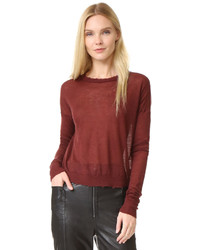 Helmut Lang Frayed Cashmere Sweater