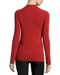 Rag & Bone Natasha Ribbed Cashmere Sweater Saffron